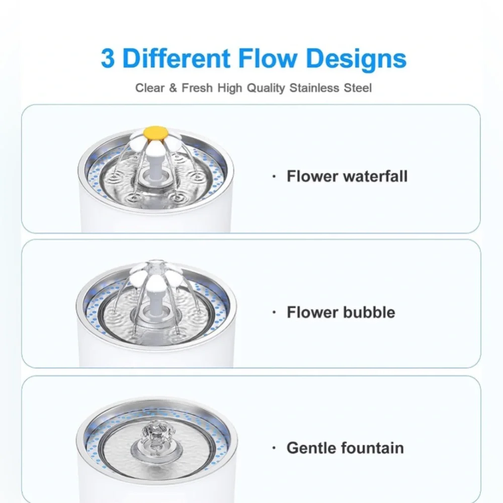 COPY - Cat/Dog Water Fountain Stainless Steel 🐱🐶💧